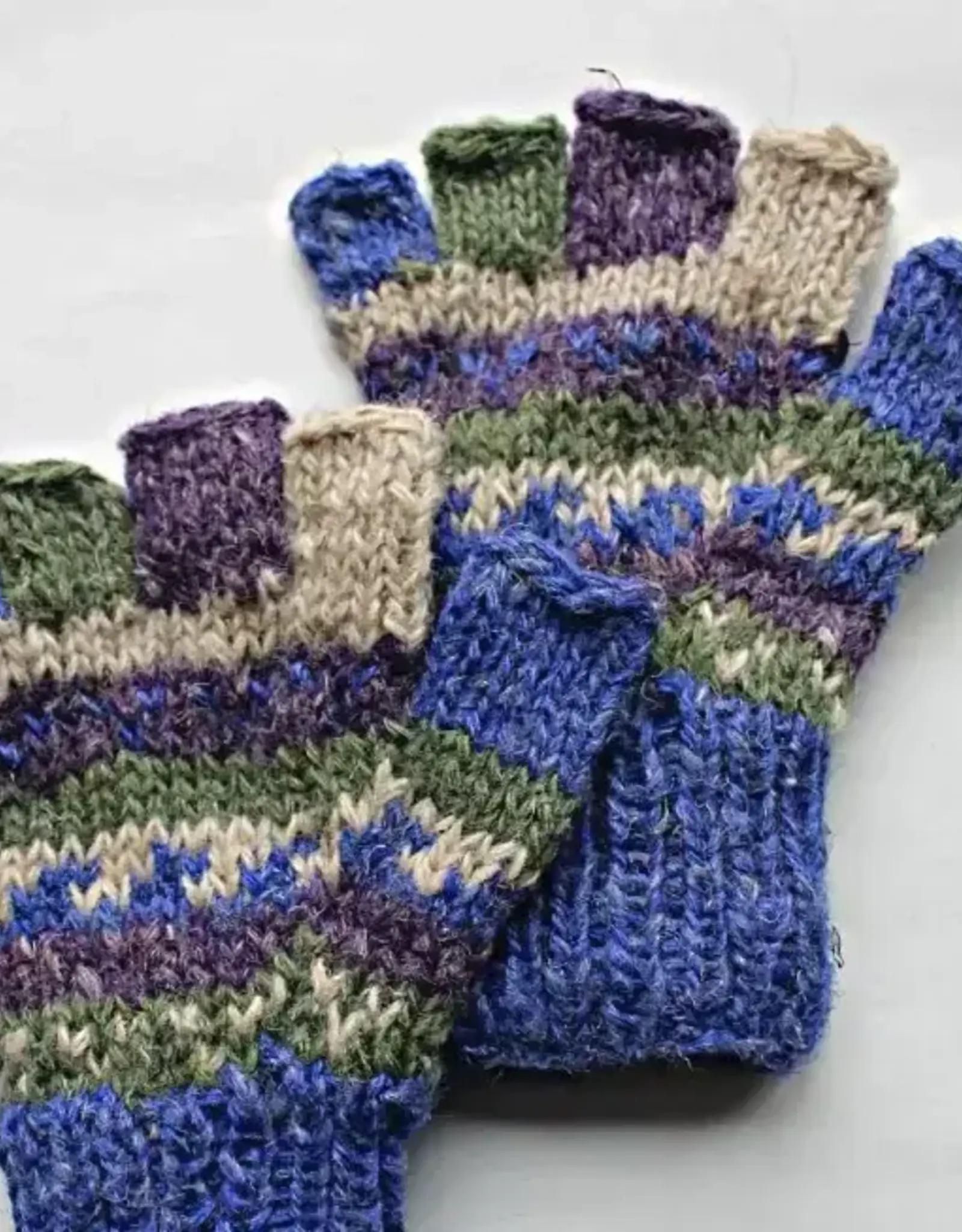 Ganesh Himal Hemp + Wool Blend Fingerless