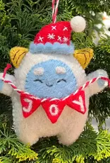 Mr. Ellie Pooh Felt Ornament Yetti