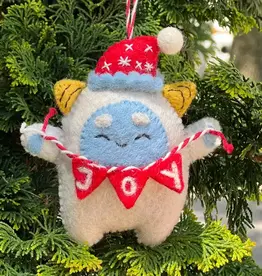 Mr. Ellie Pooh Felt Ornament Yetti