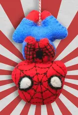 Mr. Ellie Pooh Felt Ornament Wall-Crawler UpsideDown