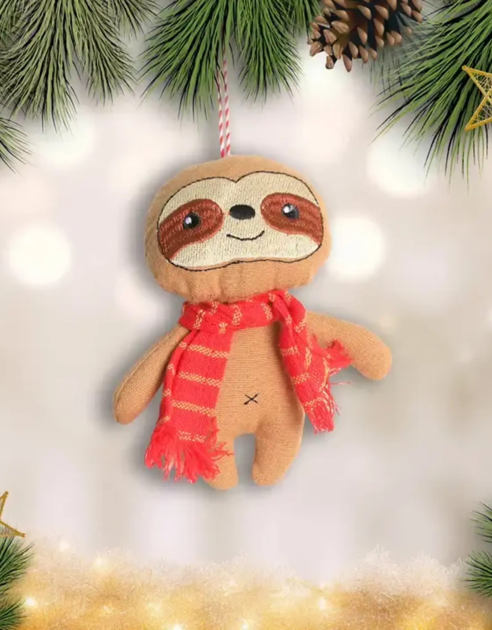 Mr. Ellie Pooh Cotton Ornament Sloth