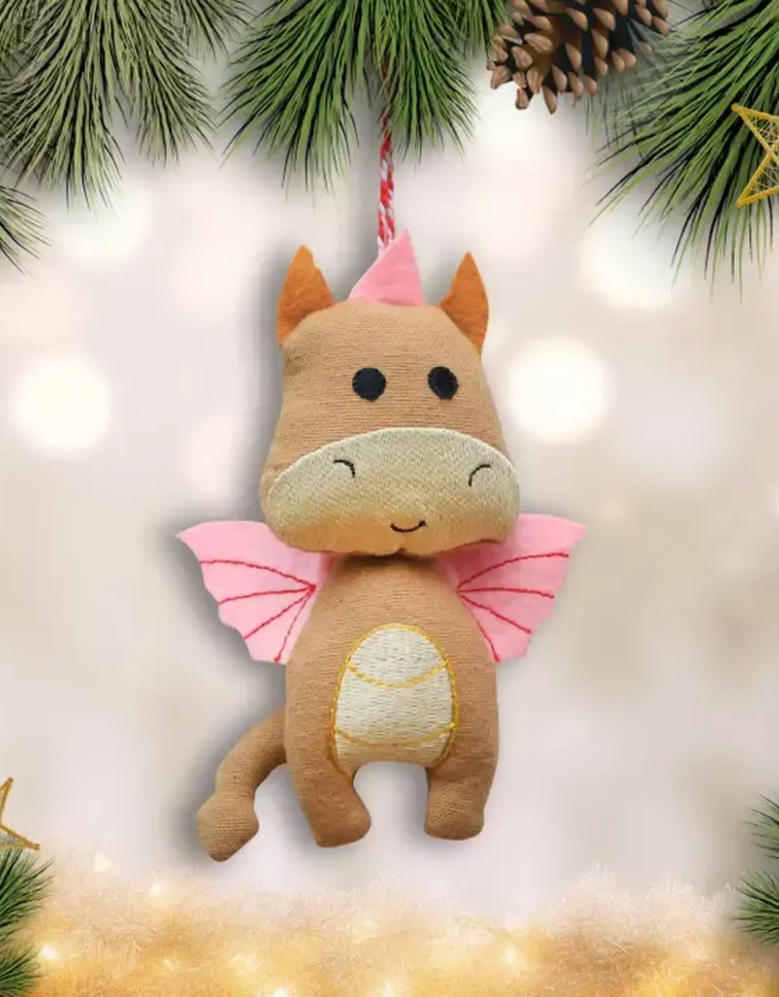 Mr. Ellie Pooh Cotton Ornament Dragon