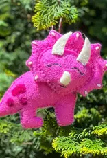 Mr. Ellie Pooh Felt Ornament Triceratops