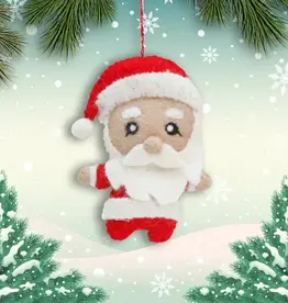 Mr. Ellie Pooh Felt Ornament Santa Claus