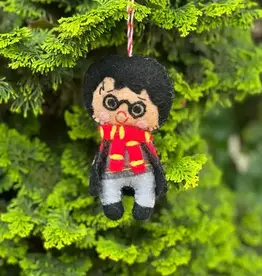 Mr. Ellie Pooh Felt Ornament Wizard Boy