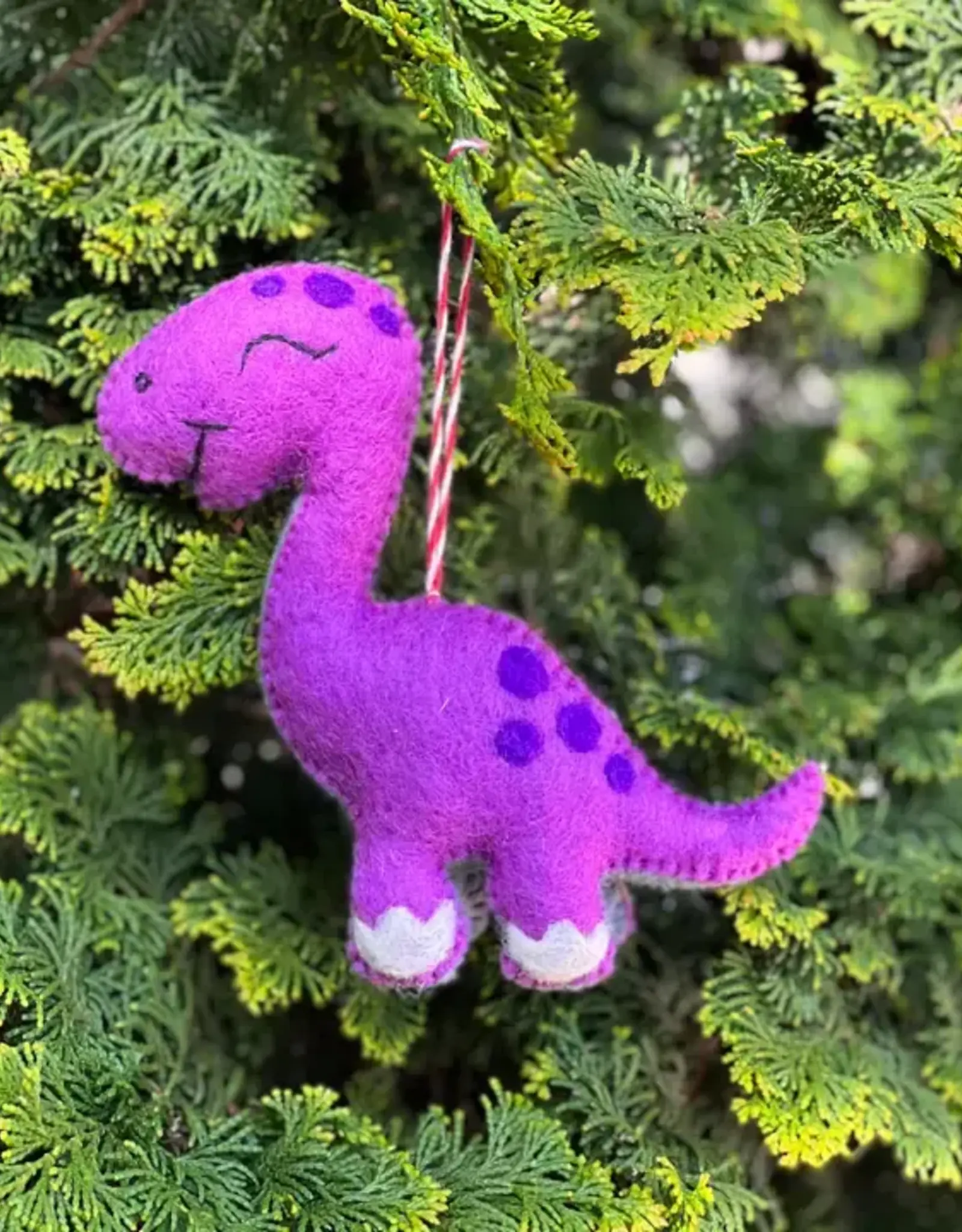 Mr. Ellie Pooh Felt Ornament Apatosaurus