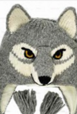 Arts of Ecuador Gray Wolf Hat - Adult Size