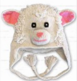 Arts of Ecuador White Sheep Hat - Youth Size