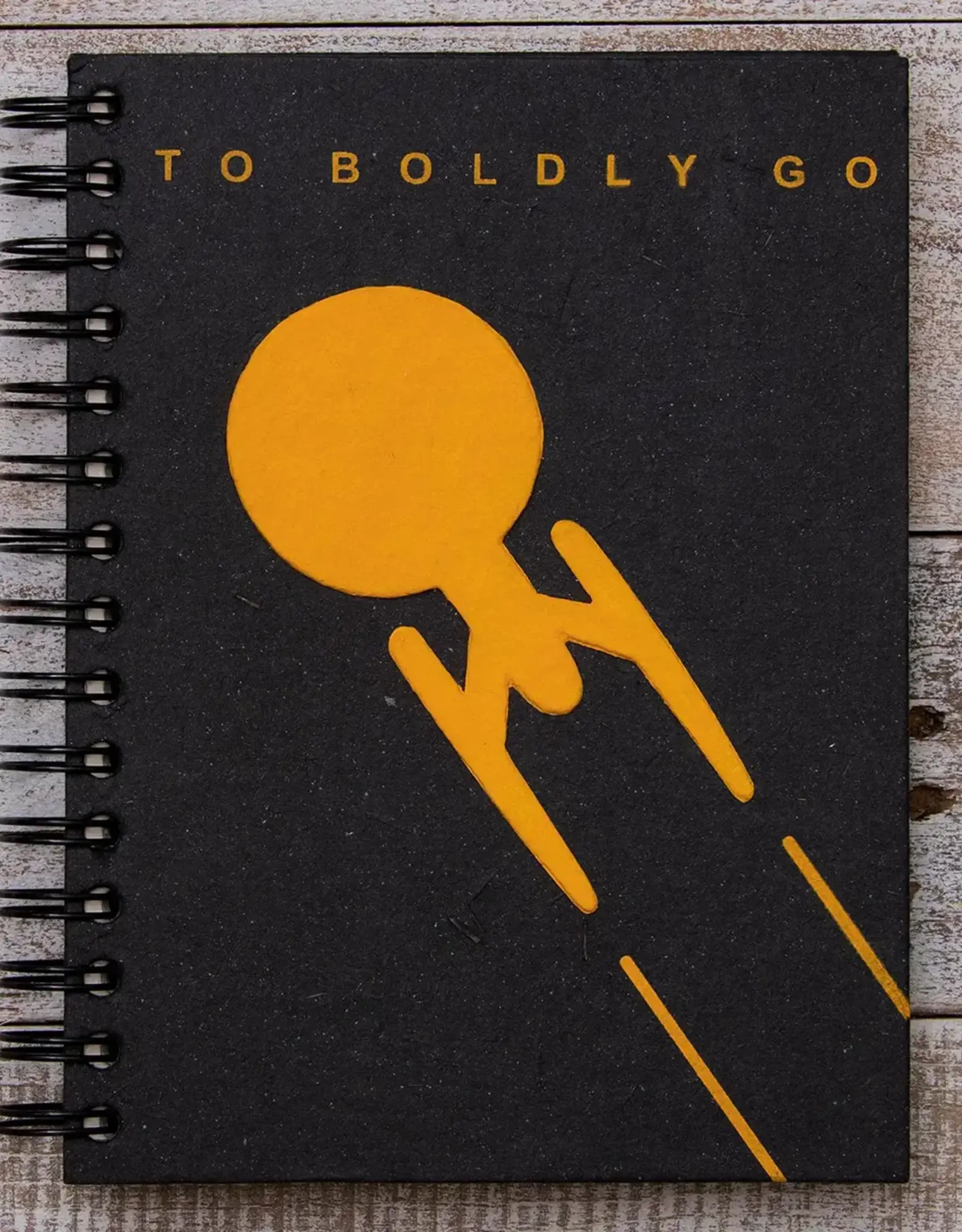 Mr. Ellie Pooh Large Notebook To Boldly Go...
