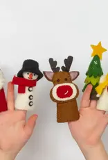 The Winding Road Felt Christmas Finger Puppets (Assorted)