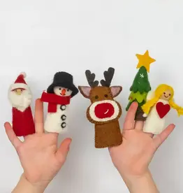 The Winding Road Felt Christmas Finger Puppets (Assorted)