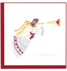 Quilling Card Quilled Christmas Angel Card