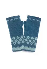 Feelgoodz Vail Wool Knit Half Mittens - Placid