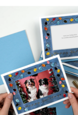 Quilling Card Holiday Photo Card