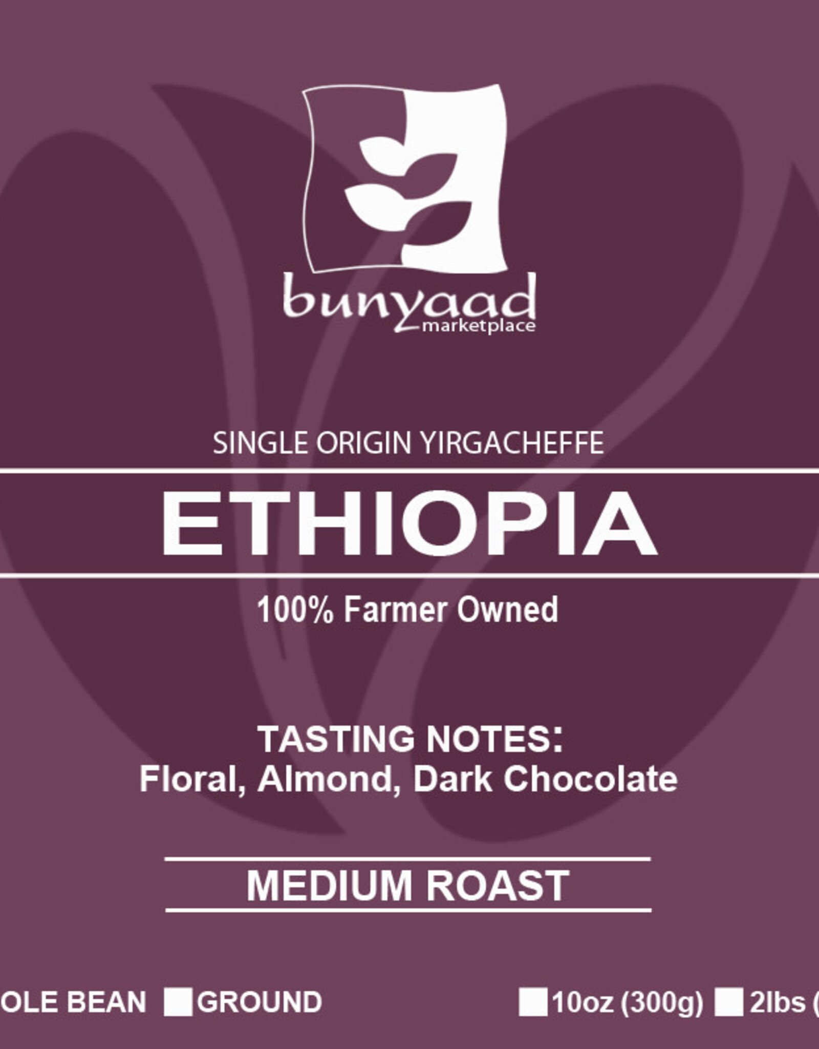 Lenca Coffee Roasters Bunyaad Ethiopia Coffee -