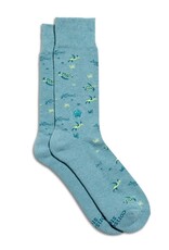 Conscious Step Socks that Protect Sea Turtles (Light Blue)