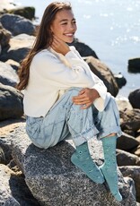 Conscious Step Socks that Protect Sea Turtles (Light Blue)