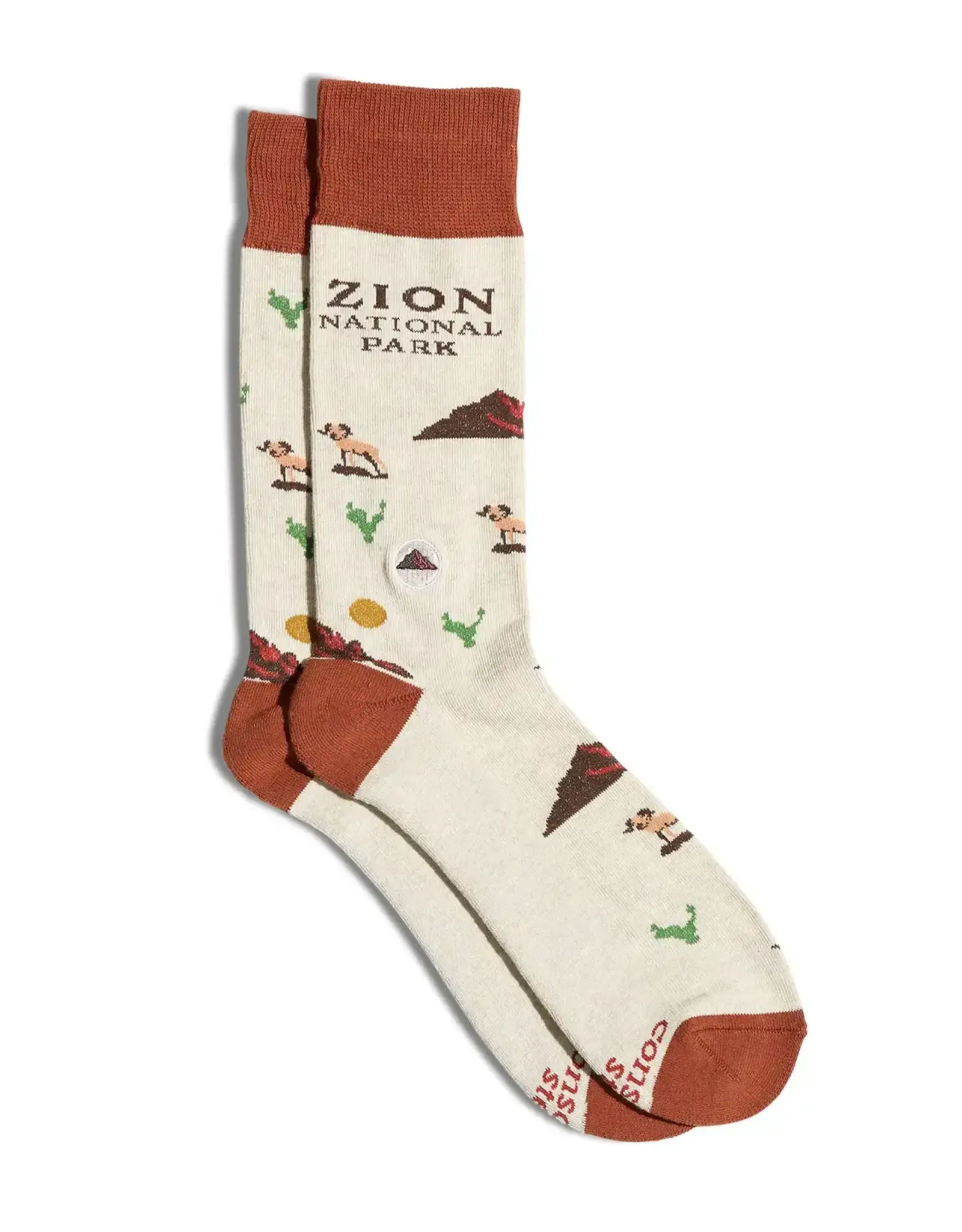 Conscious Step Socks that Conserve Landscapes