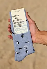 Conscious Step Socks That Protect Penguins (Periwinkle Penguins)