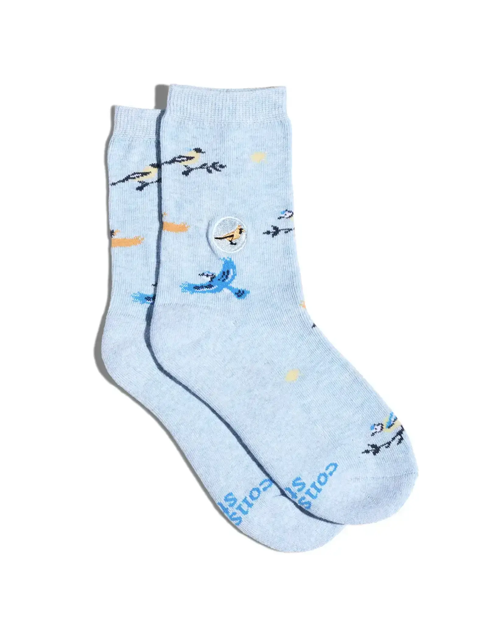 Conscious Step Kids Socks that Protect Songbirds