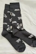 Conscious Step Socks that Support Mental Health (Gray Elephants)