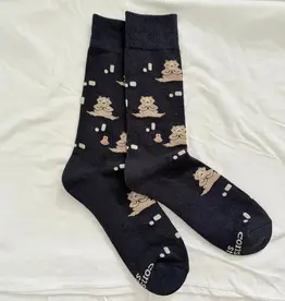 Conscious Step Socks that Support Mental Health (Navy Bears)