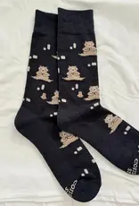 Conscious Step Socks that Support Mental Health (Navy Bears)