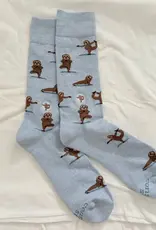 Conscious Step Socks that Support Mental Health (Blue Sloths)