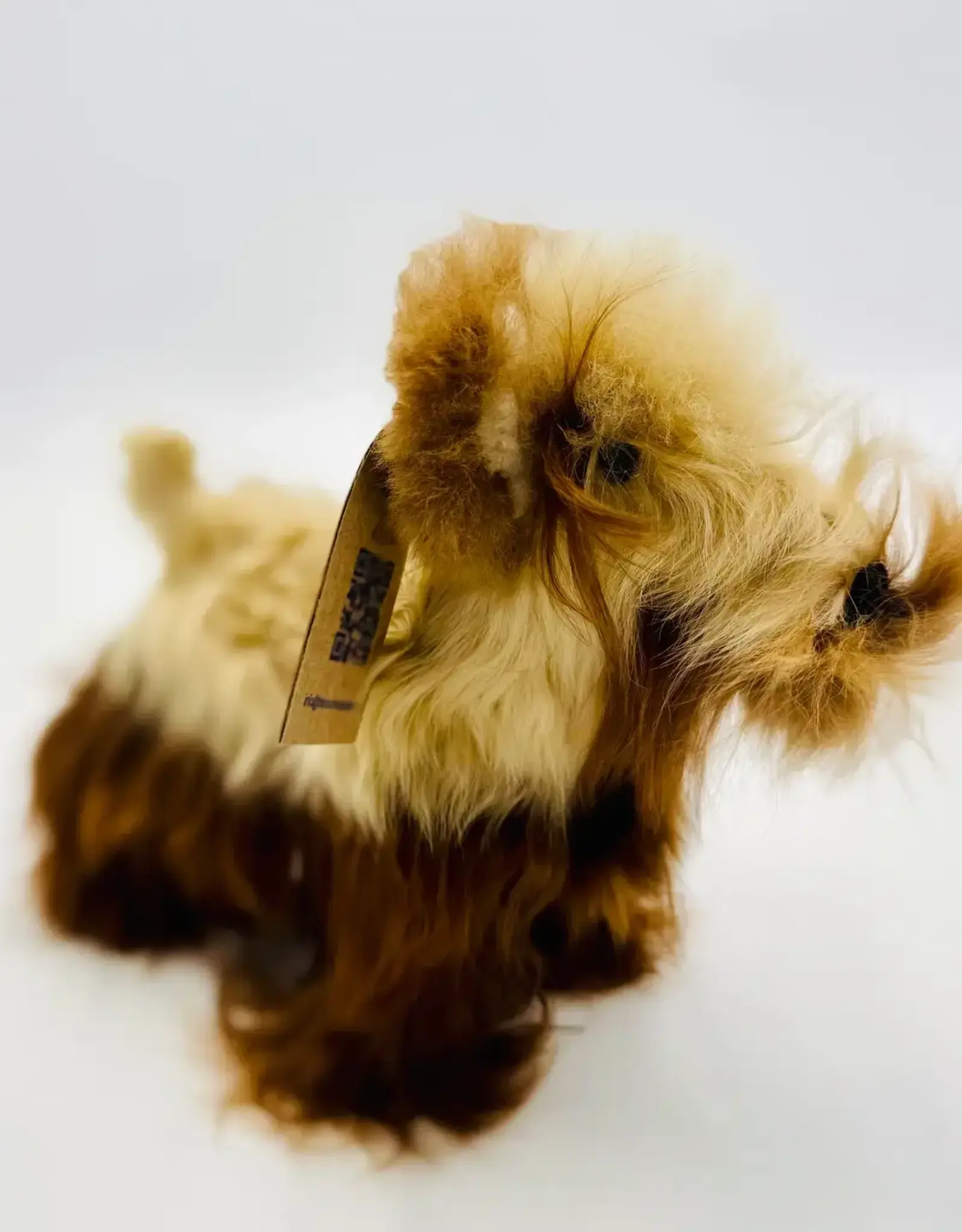 Blossom Inspirations Brown Schnauzer Alpaca Toy