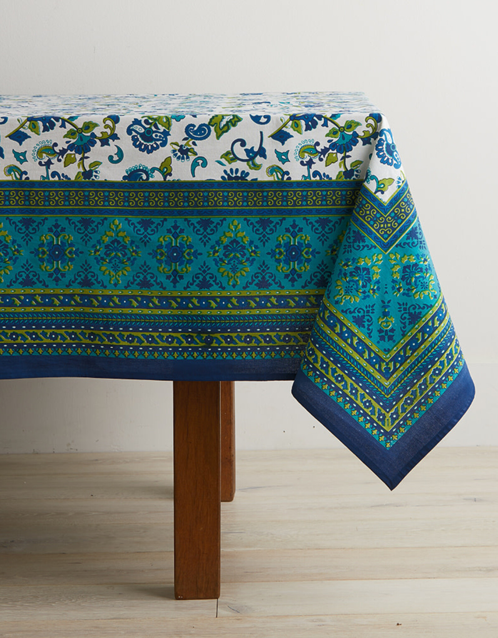 Serrv Monsoon Flower Tablecloth - 90"x60"