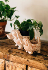 Ten Thousand Villages Terracotta Dog Planter (Small)