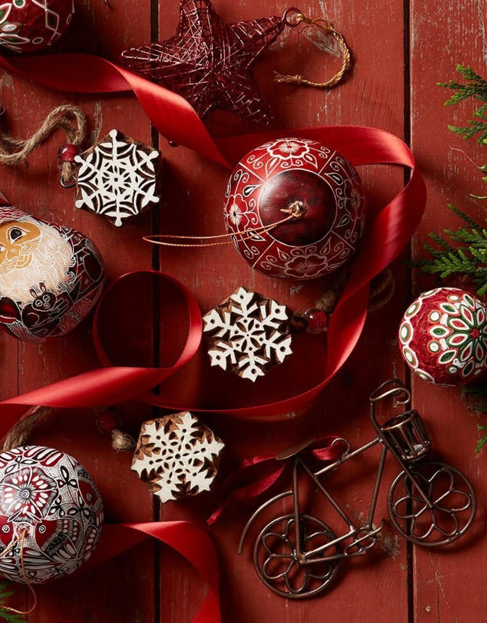 Serrv Bicycle Ornament