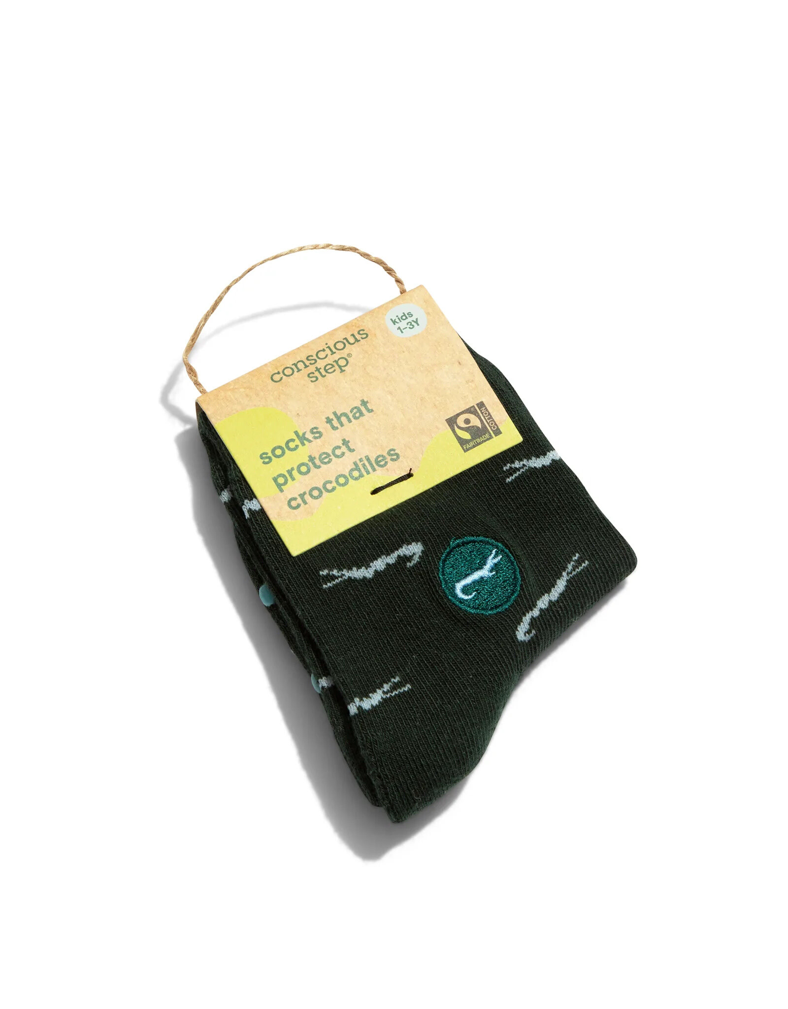 Conscious Step Kids Socks that Protect Crocodiles