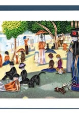 Quilling Card Quilled A Sunday Afternoon, Seurat - Artist Series