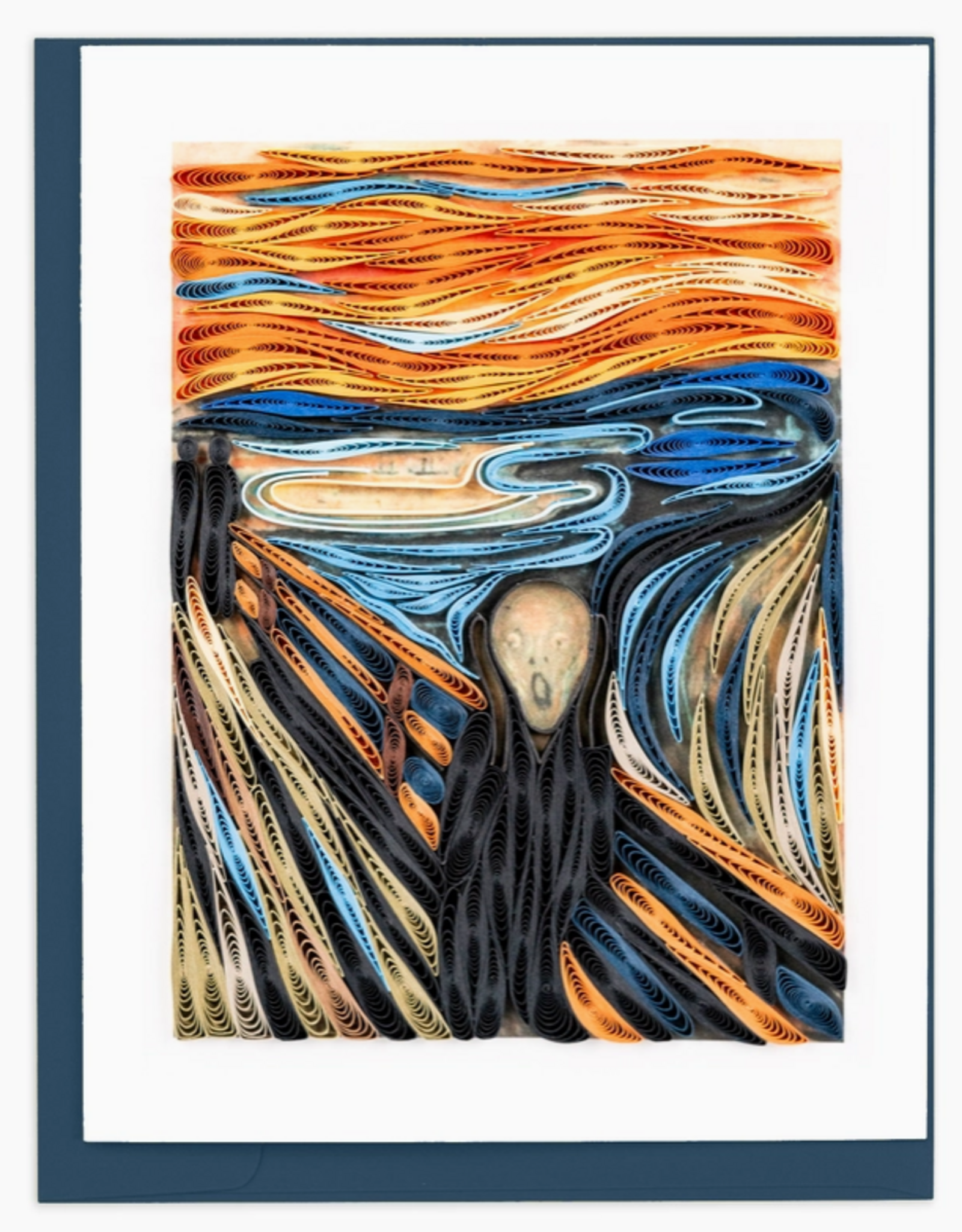 Quilling Card Quilled The Scream, Munch - Artist Series