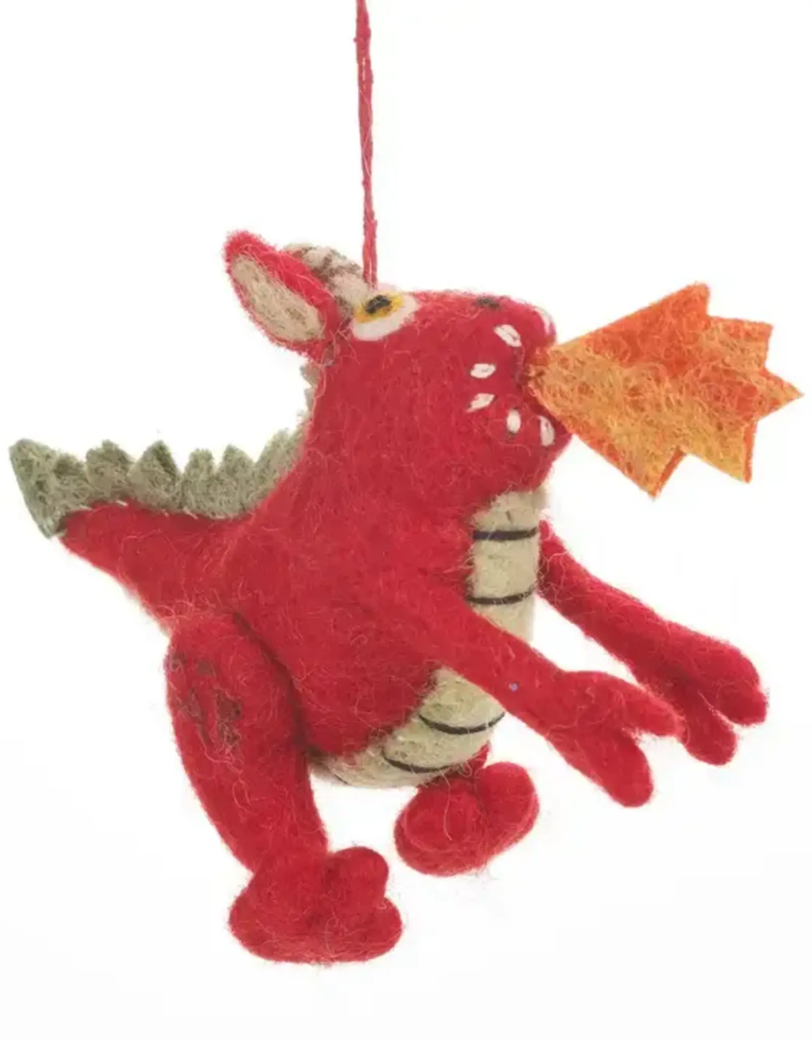 Felt So Good Red Fire Dragon Ornament