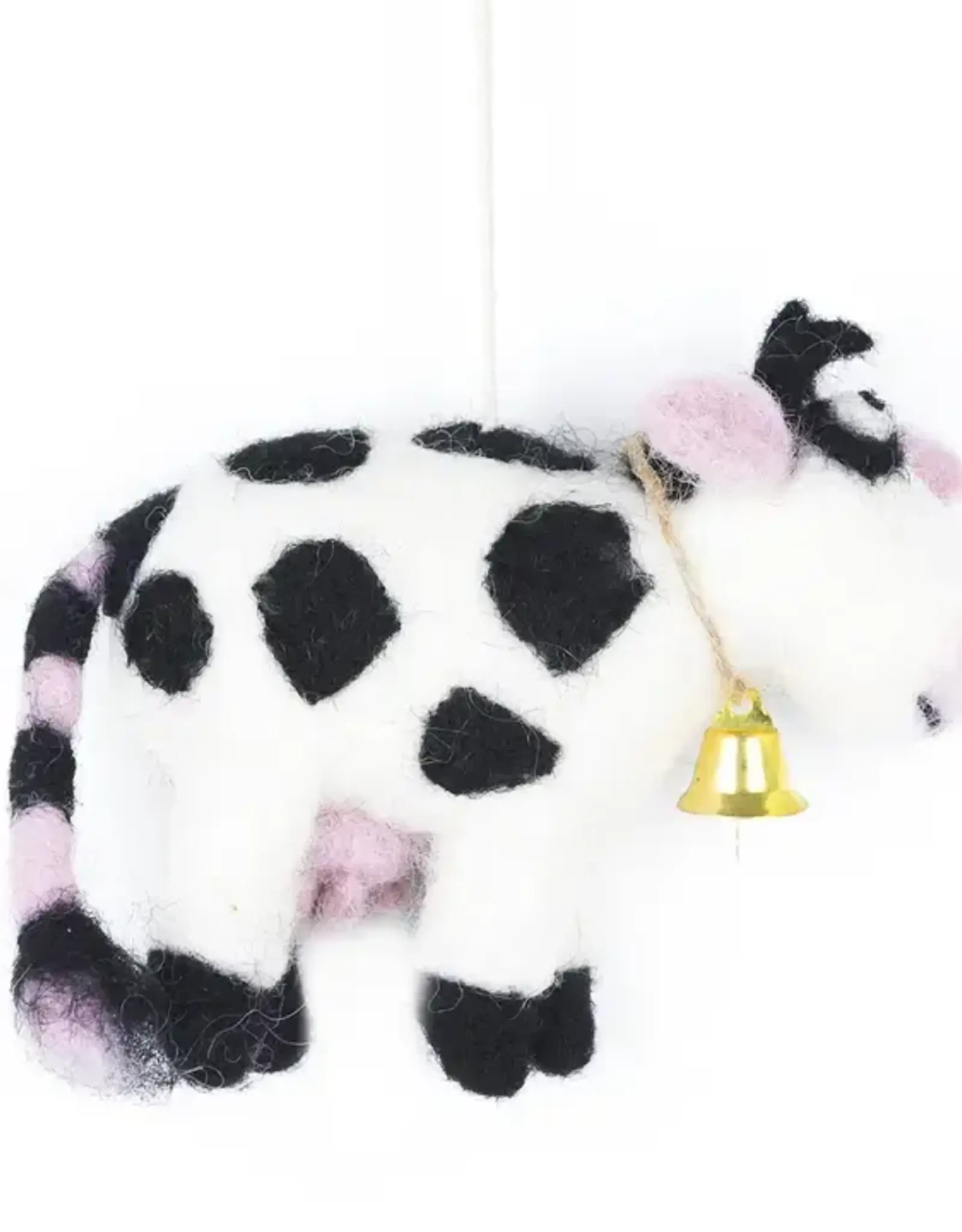 Felt So Good Daisy the Cow Ornament