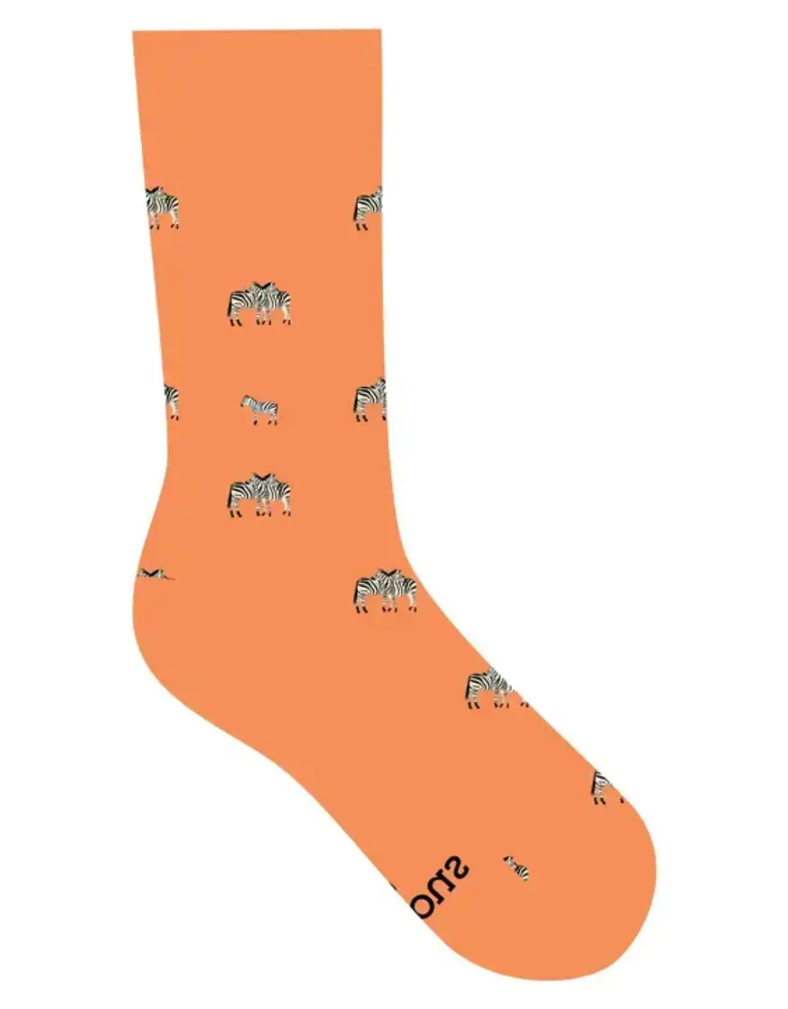 Conscious Step Socks that Save Zebras (Orange)