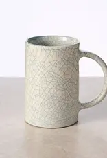 Ten Thousand Villages Ciya Blue Crackle Mug