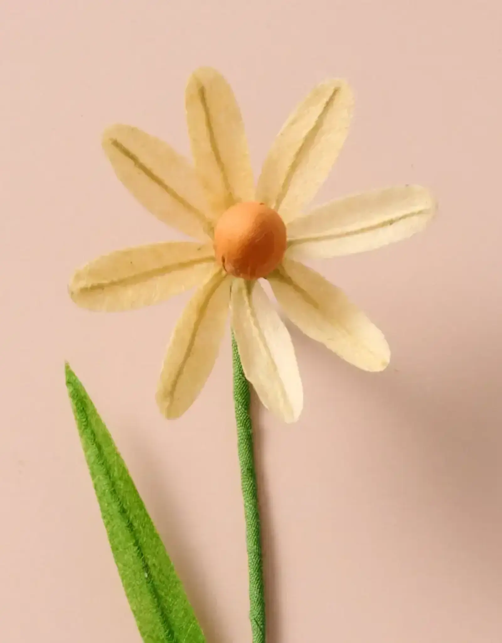 Ten Thousand Villages Silk Paper Flowers (Cream Cone)