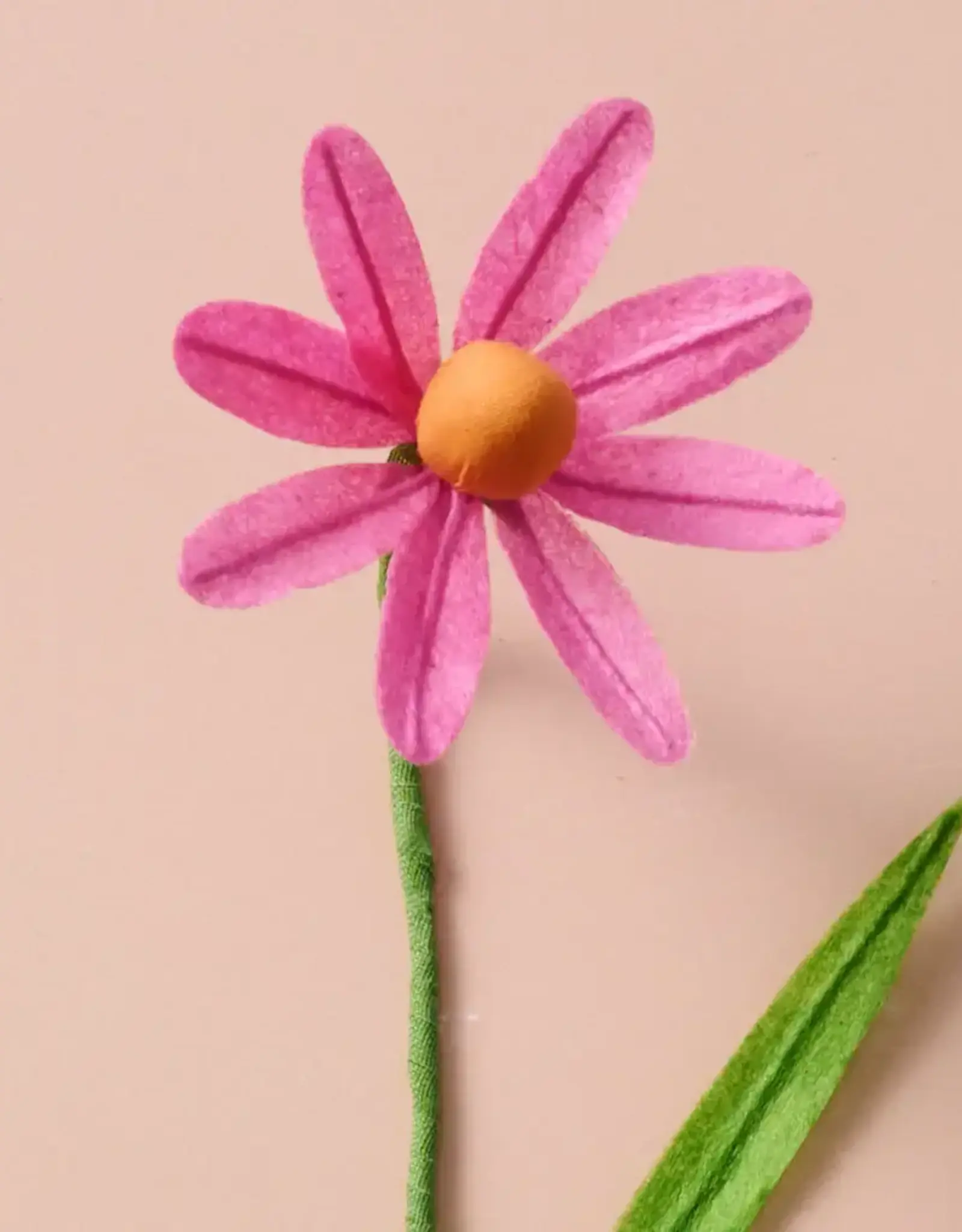 Ten Thousand Villages Silk Paper Flowers (Pink Cone)