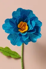 Ten Thousand Villages Silk Paper Flowers (Blue Cosmo)