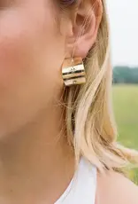 Matr Boomie Sitara Starry Studded Round Hoop Earrings