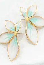 Starfish Project Flourish Mint Leaf Earrings