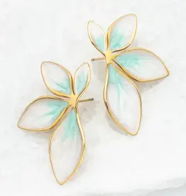 Starfish Project Flourish Mint Leaf Earrings