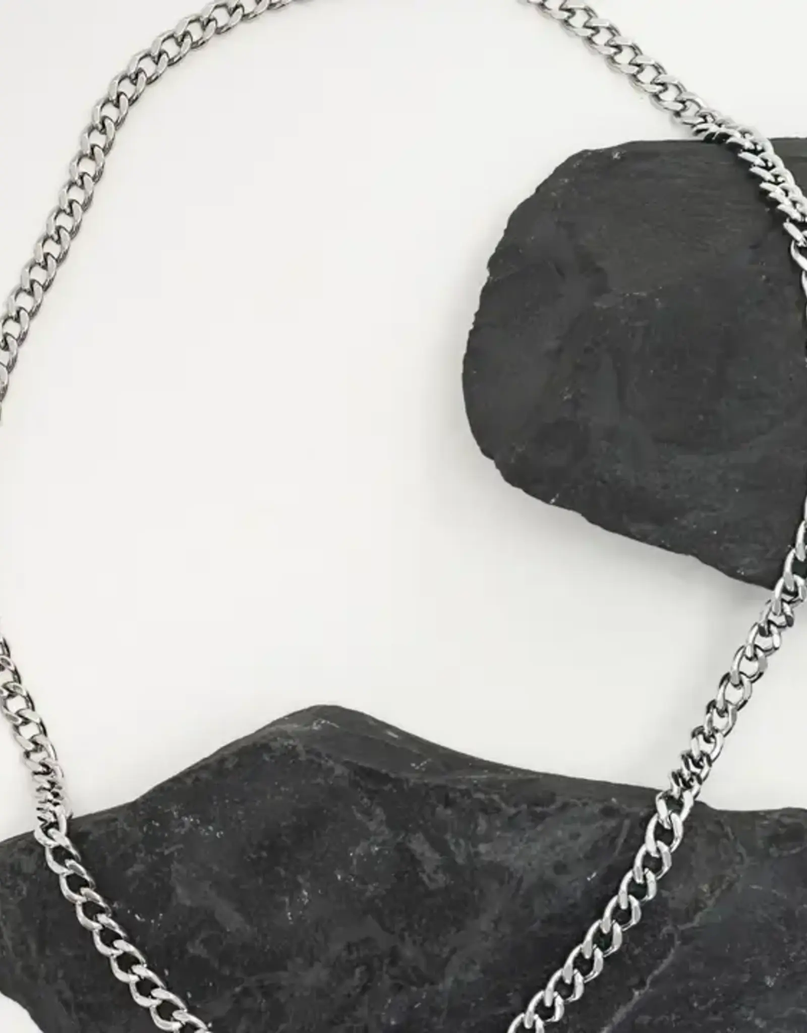 Starfish Project Linked Curb Chain in Stainless Steel