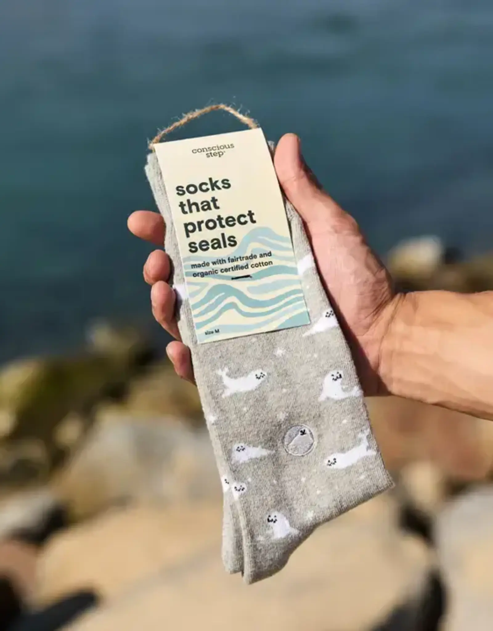 Conscious Step Socks that Protect Seals