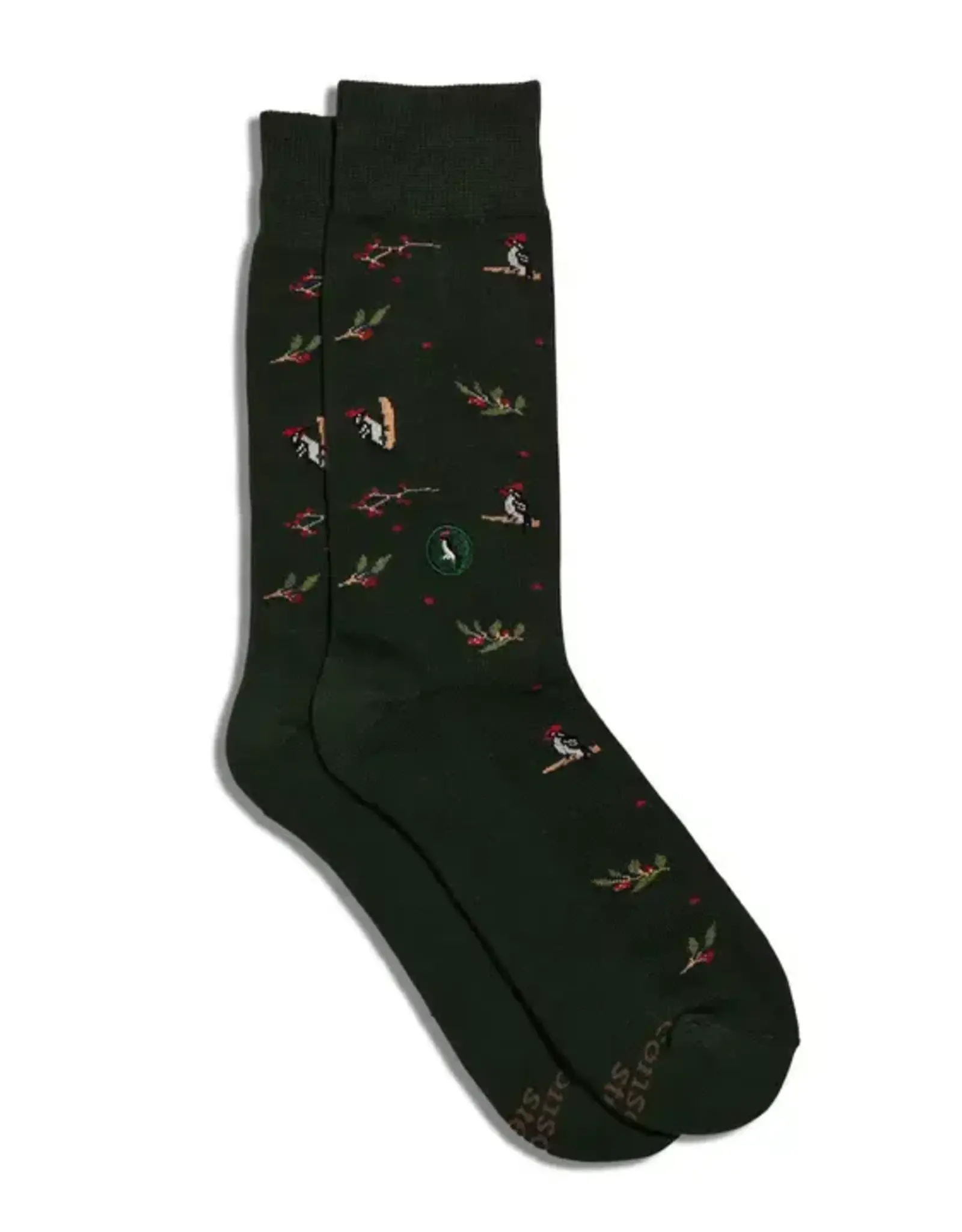 Conscious Step Socks that Protect Woodpeckers