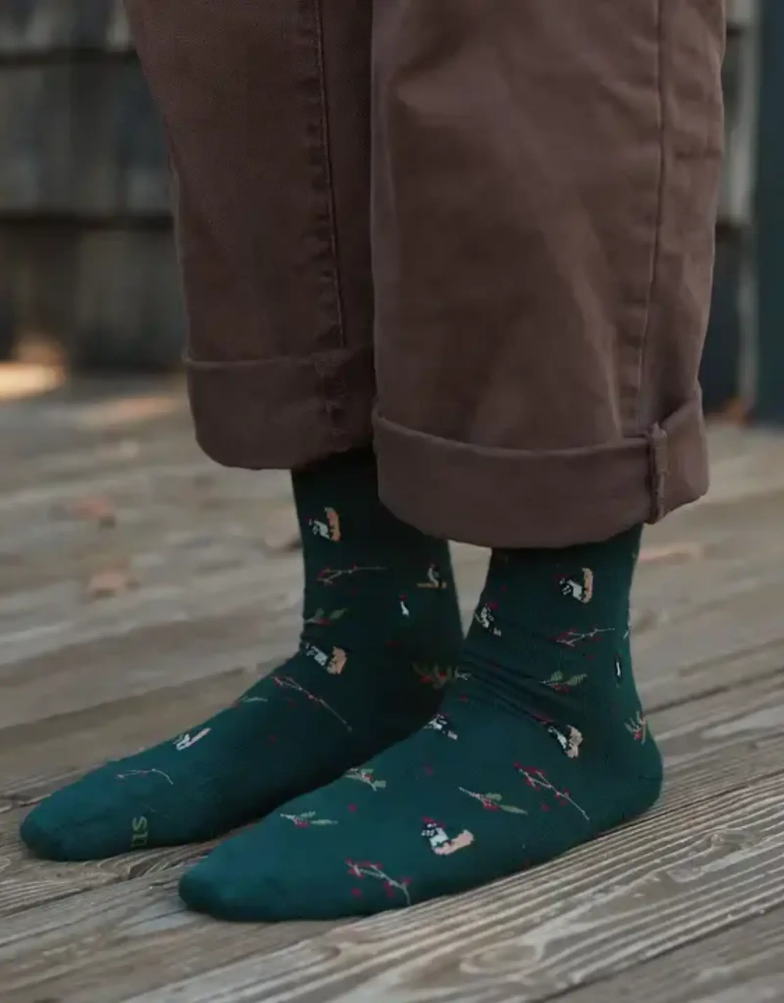 Conscious Step Socks that Protect Woodpeckers