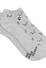 Conscious Step Ankle Socks that Save Cats (Gray Cats)